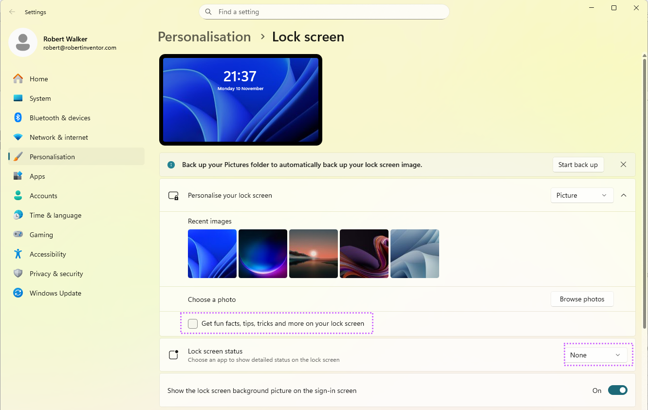 How to remove news from your Windows startup screen (lock screen ...